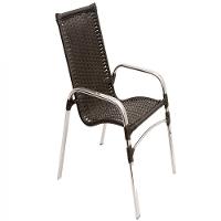 Jogo De Cadeira Alumínio E Espreguiçadeiras Com Mesa Trama Original Preto - 3