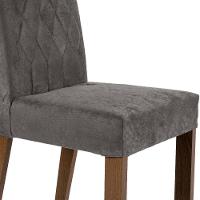 Kit 2 Cadeiras De Jantar 4256 Rustic/silver Madesa Rustic/silver - 7