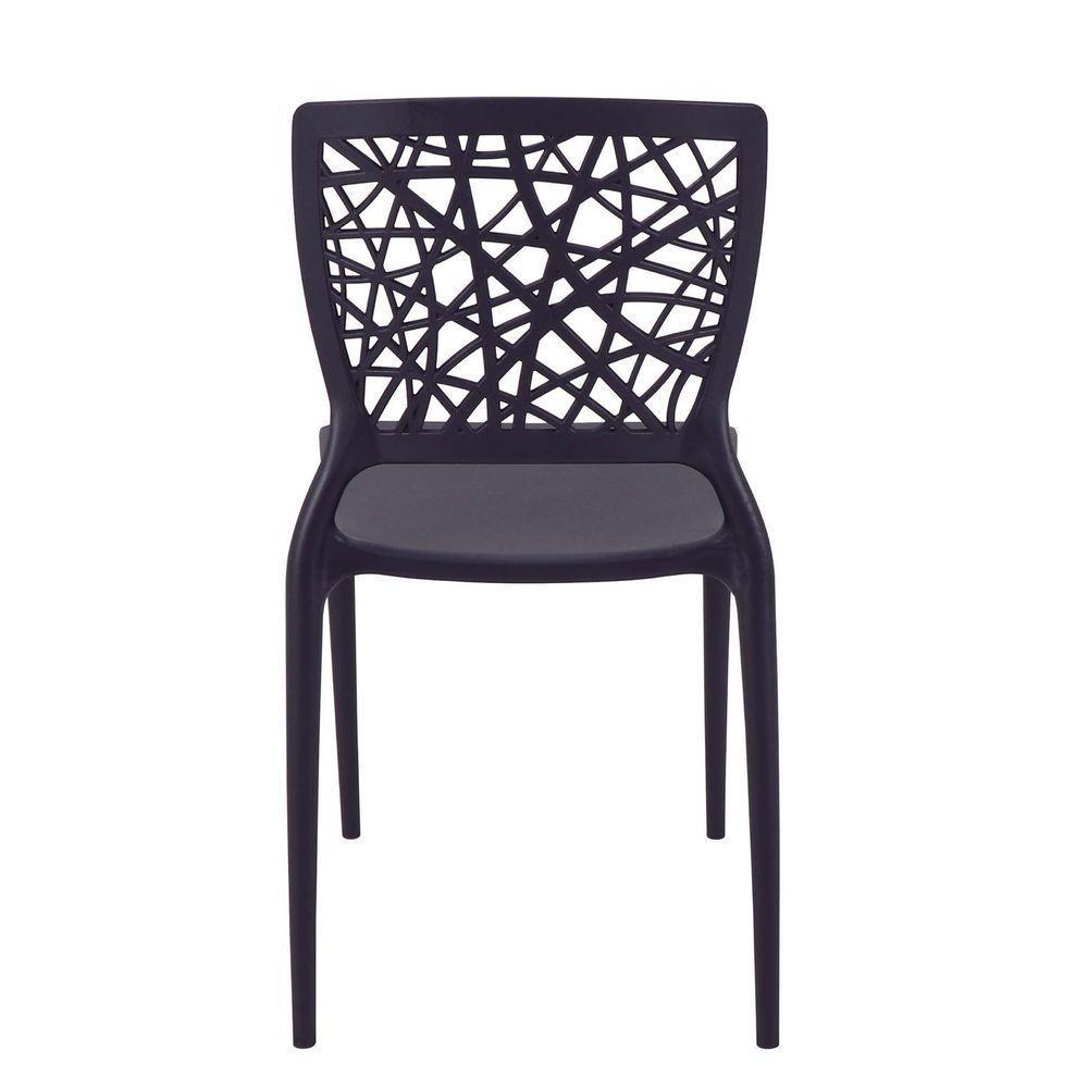 Cadeira Tramontina Joana Em Polipropileno E Fibra De Vidro Grafite Tramontina - 4