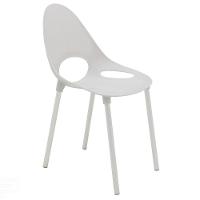 Cadeira Tramontina Elisa Summa Em Polipropileno Branco Com Pernas De Alumínio Anodizado Tramontina - 1
