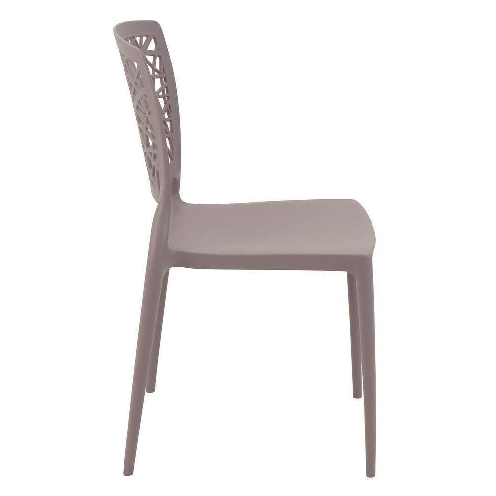 Cadeira Tramontina Joana Em Polipropileno E Fibra De Vidro Camurça Tramontina - 5