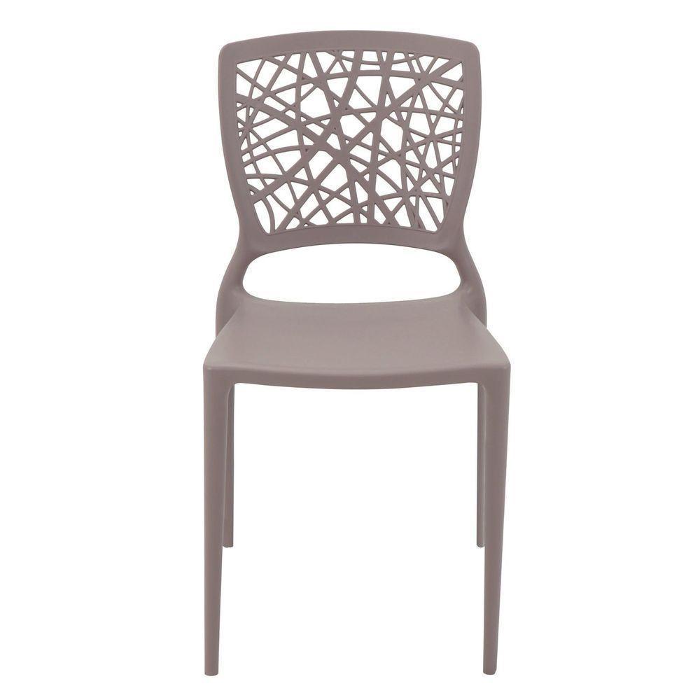 Cadeira Tramontina Joana Em Polipropileno E Fibra De Vidro Camurça Tramontina - 6