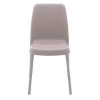 Cadeira Tramontina Vanda Em Polipropileno Camurça Com Pernas Em Alumínio Tramontina
