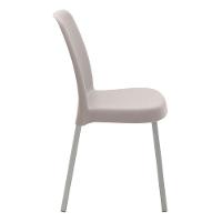 Cadeira Tramontina Vanda Em Polipropileno Camurça Com Pernas Em Alumínio Tramontina - 5