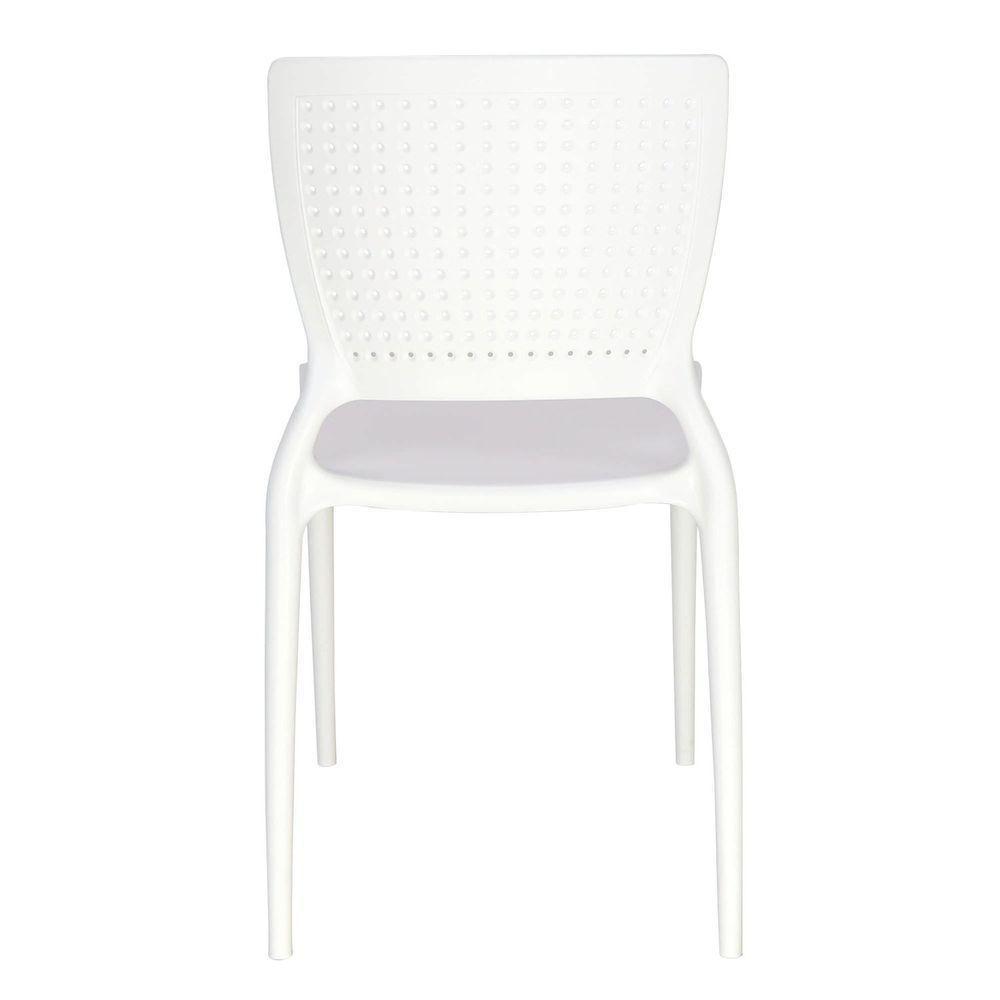 Cadeira Tramontina Safira Branca Sem Braços Em Polipropileno E Fibra De Vidro Tramontina - 4