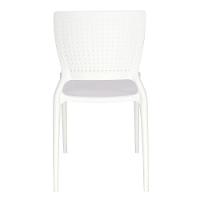 Cadeira Tramontina Safira Branca Sem Braços Em Polipropileno E Fibra De Vidro Tramontina
