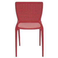 Cadeira Tramontina Safira Vermelha Sem Braços Em Polipropileno E Fibra De Vidro Tramontina - 7