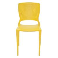 Cadeira Tramontina Safira Amarela Sem Braços Em Polipropileno E Fibra De Vidro Tramontina