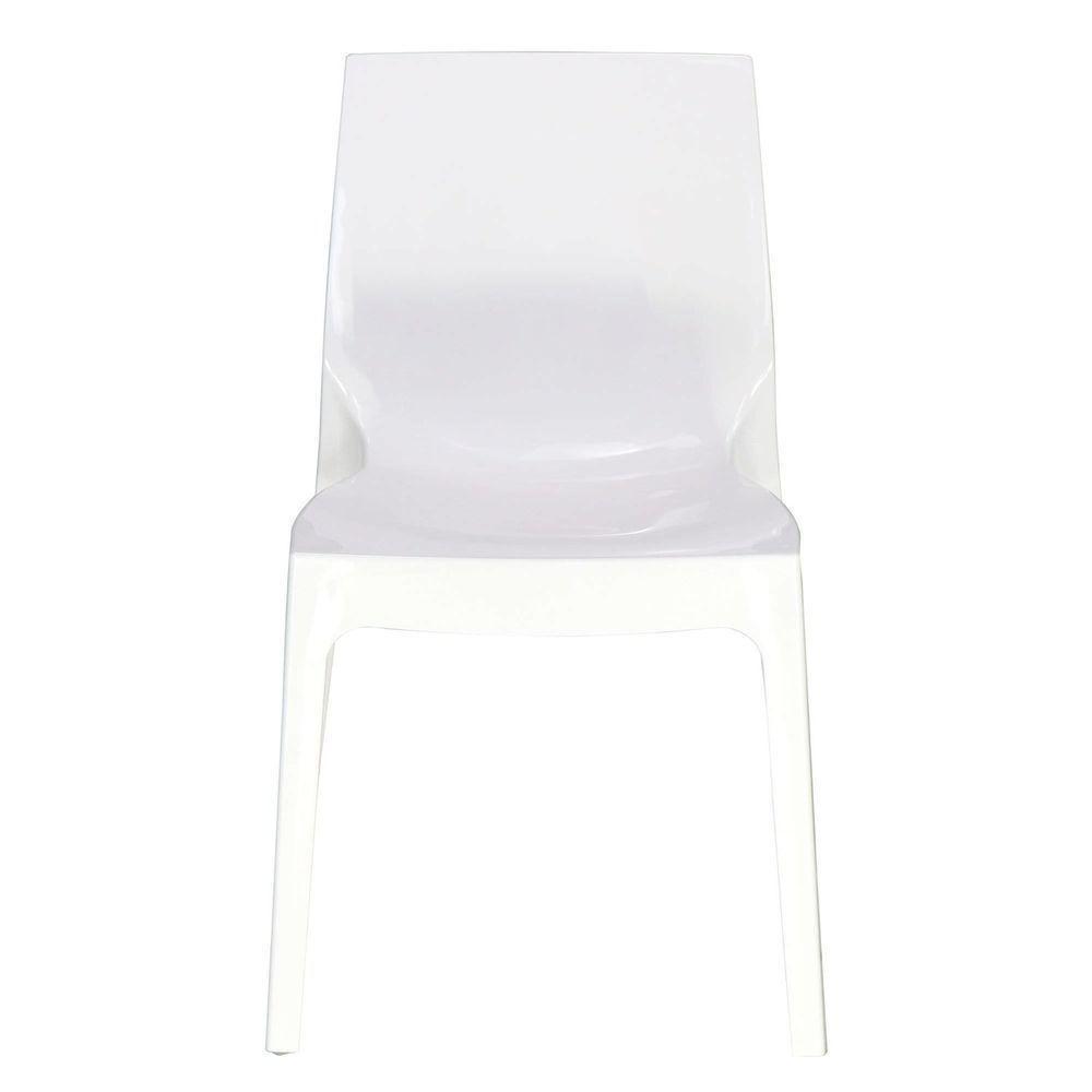 Cadeira Tramontina Alice Polida Sem Braços Em Polipropileno Branco Tramontina - 4