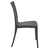 Cadeira Tramontina Laura Ratan Preta Sem Braços Em Polipropileno E Fibra De Vidro Tramontina