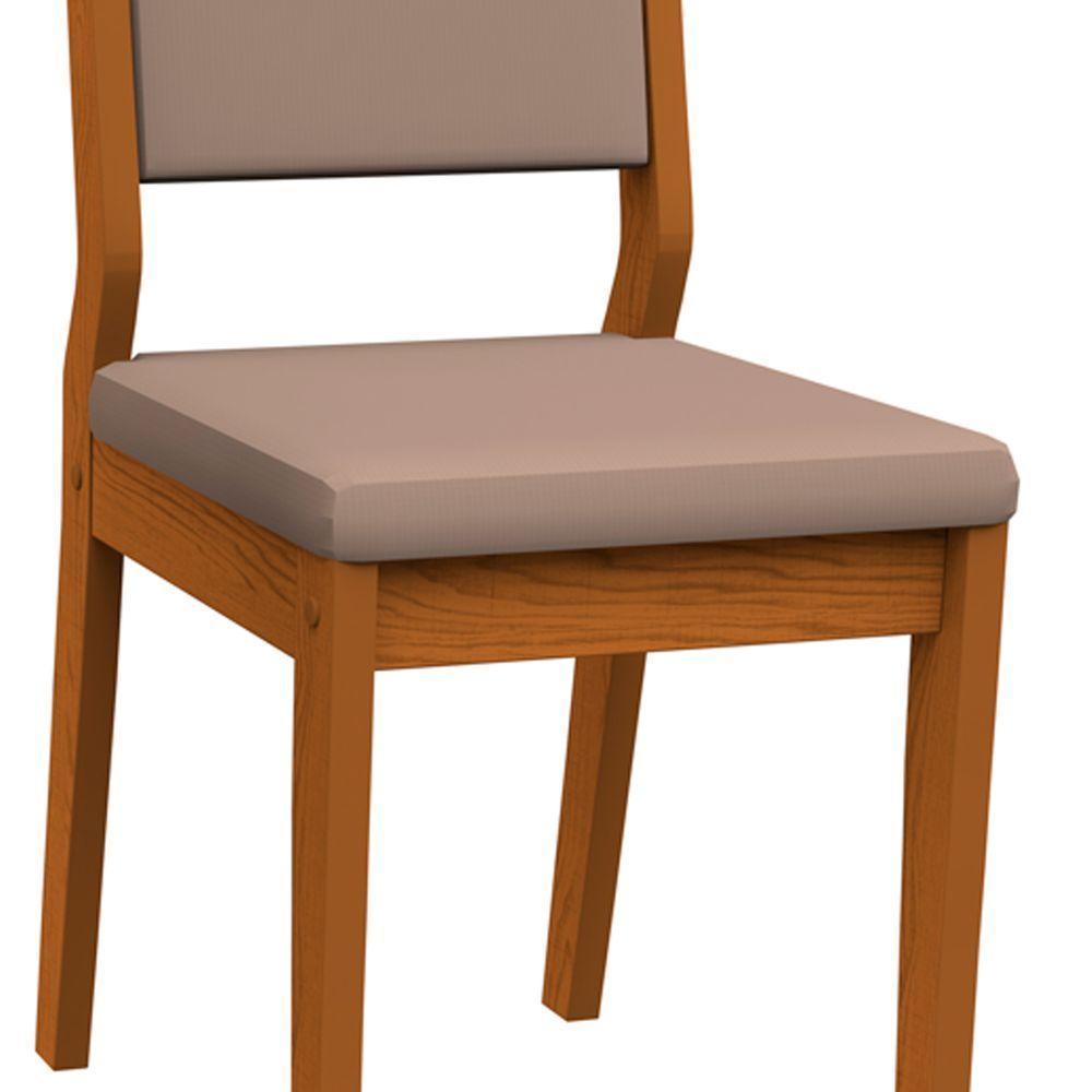 Kit Com 2 Cadeiras Carol Ype Camursa Marrom - 3