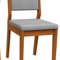 Kit Com 2 Cadeiras Carol Ype Linho Cinza Claro - 3