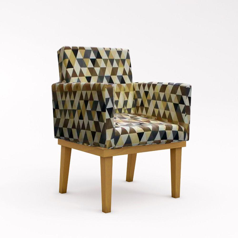 Kit 2 Cadeiras Reforçadas Estampadas Para Mesa Sala Quarto - 4