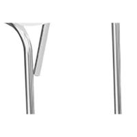 Cadeira Sala de Jantar Holanda 2C009 Kit 2 Un Cromado/Courano Nude - Kappesberg - 9