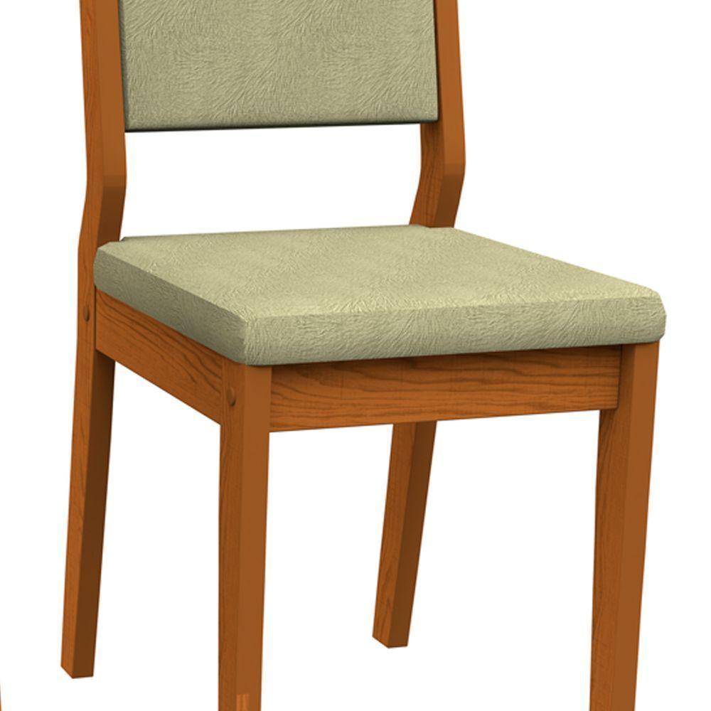 Kit Com 2 Cadeiras Carol Ype Animalle Marfim - 2