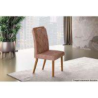 Cadeira Sala de Jantar Melissa Kit 2 Un Imbuia/Chocolate Capuccino - Rufato - 4