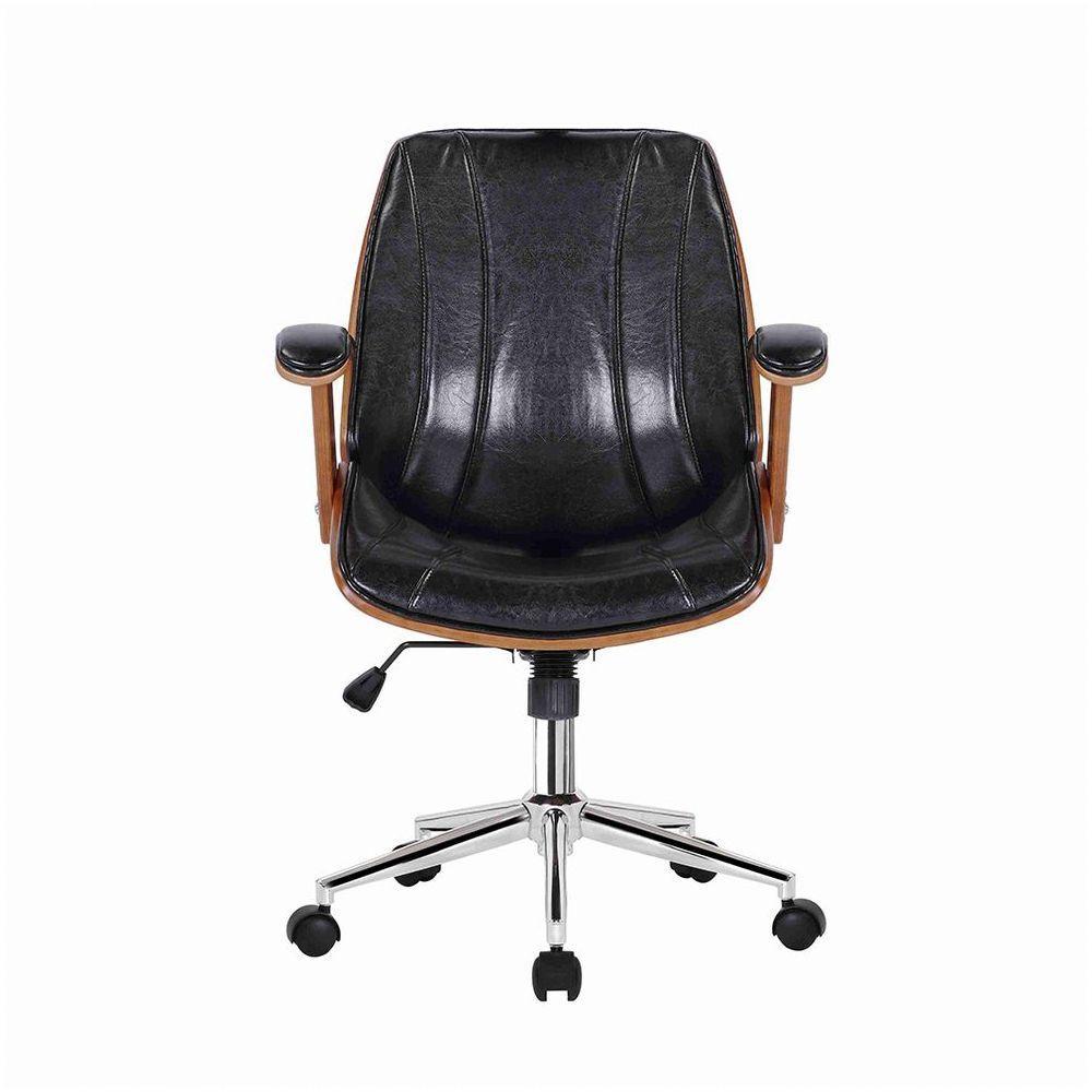 2 Cadeiras de Escritório Juliette Diretor Giratória Preta - 8