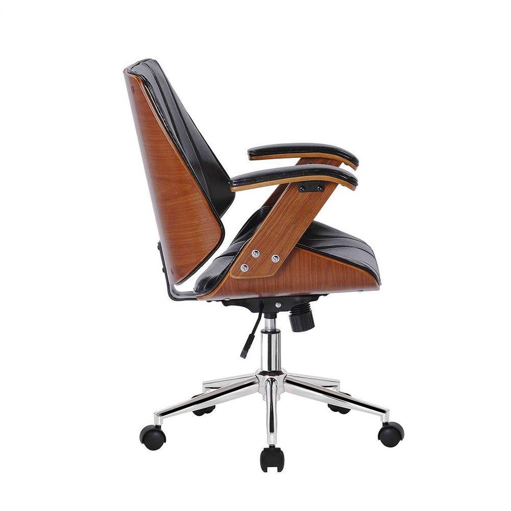 2 Cadeiras de Escritório Juliette Diretor Giratória Preta - 9