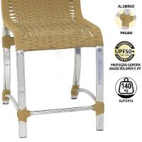 4 Cadeiras De Jantar Para Área Interna E Externa Polido - 3