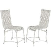 2 Cadeiras De Jantar Para Área Interna E Externa Mármore - 1