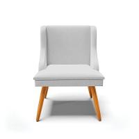 Kit 06 Cadeiras De Jantar Liz Linho Cinza A05 D'rossi - 7