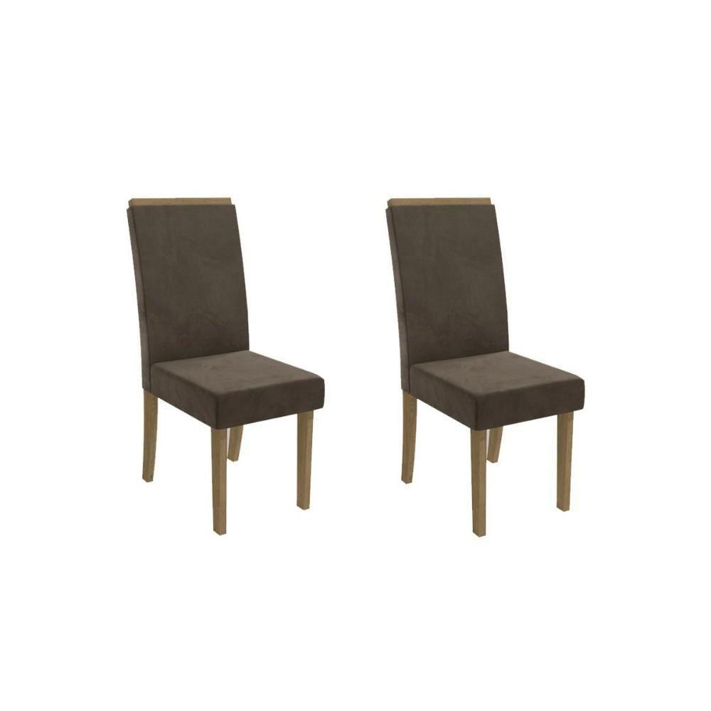 Cadeira Sala de Jantar 2CAD142 Kit 2 Un Marrom - Kappesberg - 1