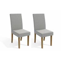 Kit 2 Cadeiras Sala Jantar 2CAD131  2 Un Freijó/Suede Caramelo - Kappesberg - 5