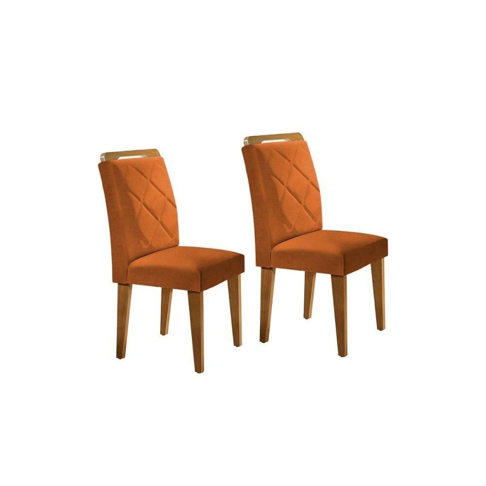 Cadeira Sala de Jantar Melissa Kit 2 Un Imbuia/Linho Turim - Rufato - 3