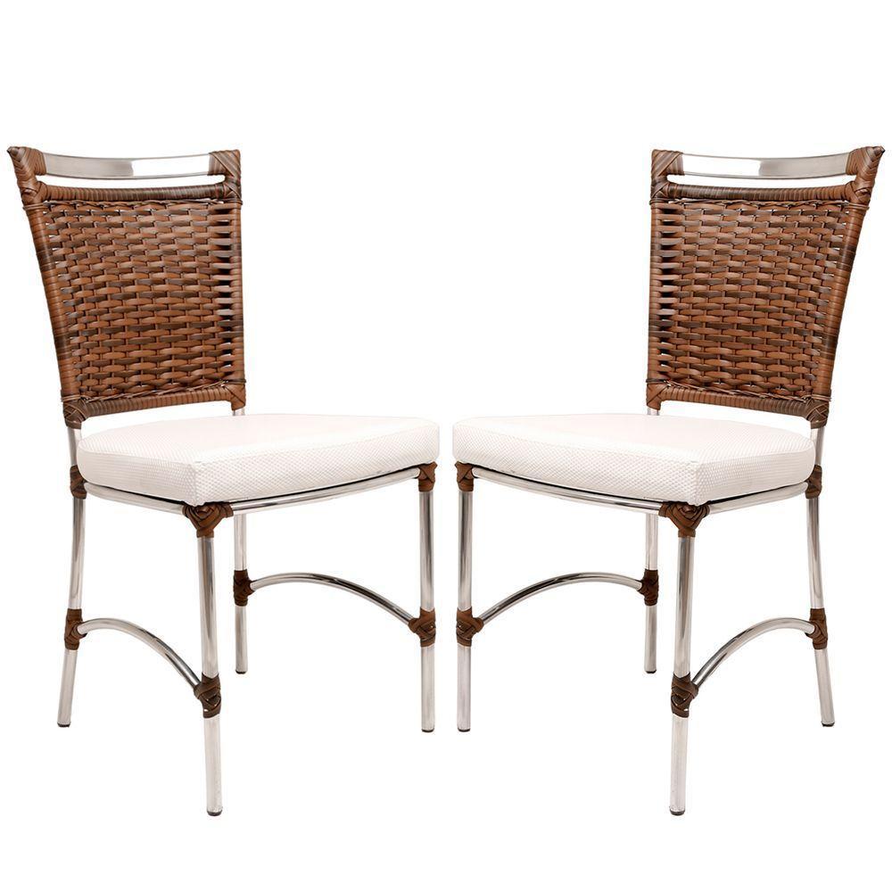 2 Cadeiras De Jantar Jk Para Área Interna E Externa - 1