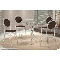 Kit 2 Cadeiras Sala Jantar 190 2 Un Prata - Assento Courano Branco - Carraro - 7