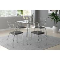 Kit 2 Cadeiras de Cozinha 1700 2 Un Prata - Assento Courano Branco - Carraro - 9