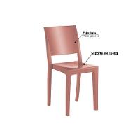 Kit 4 Cadeiras Sala Jantar Hydra UZ4002 4 Un Freijó/Suede Capuccino - Kappesberg