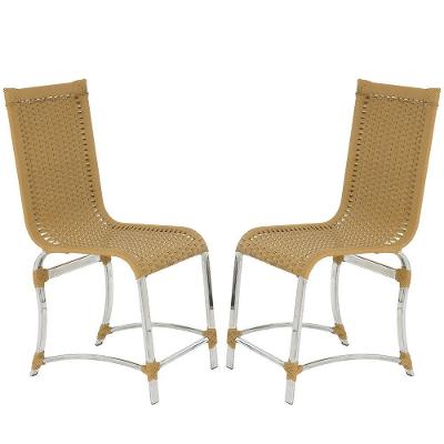 2 Cadeiras De Jantar Haiti Em Alumínio