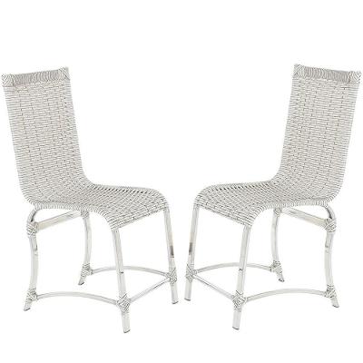 2 Cadeiras De Jantar Haiti Em Alumínio
