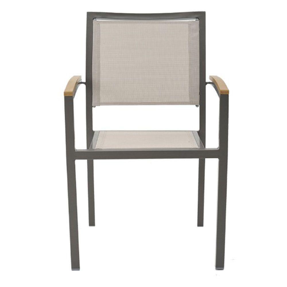 Cadeira Maragogi - Amêndoa Com Tela Bege - 3