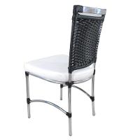 2 Cadeiras De Jantar Jk Em Alumínio E Assento Impermeável - 4