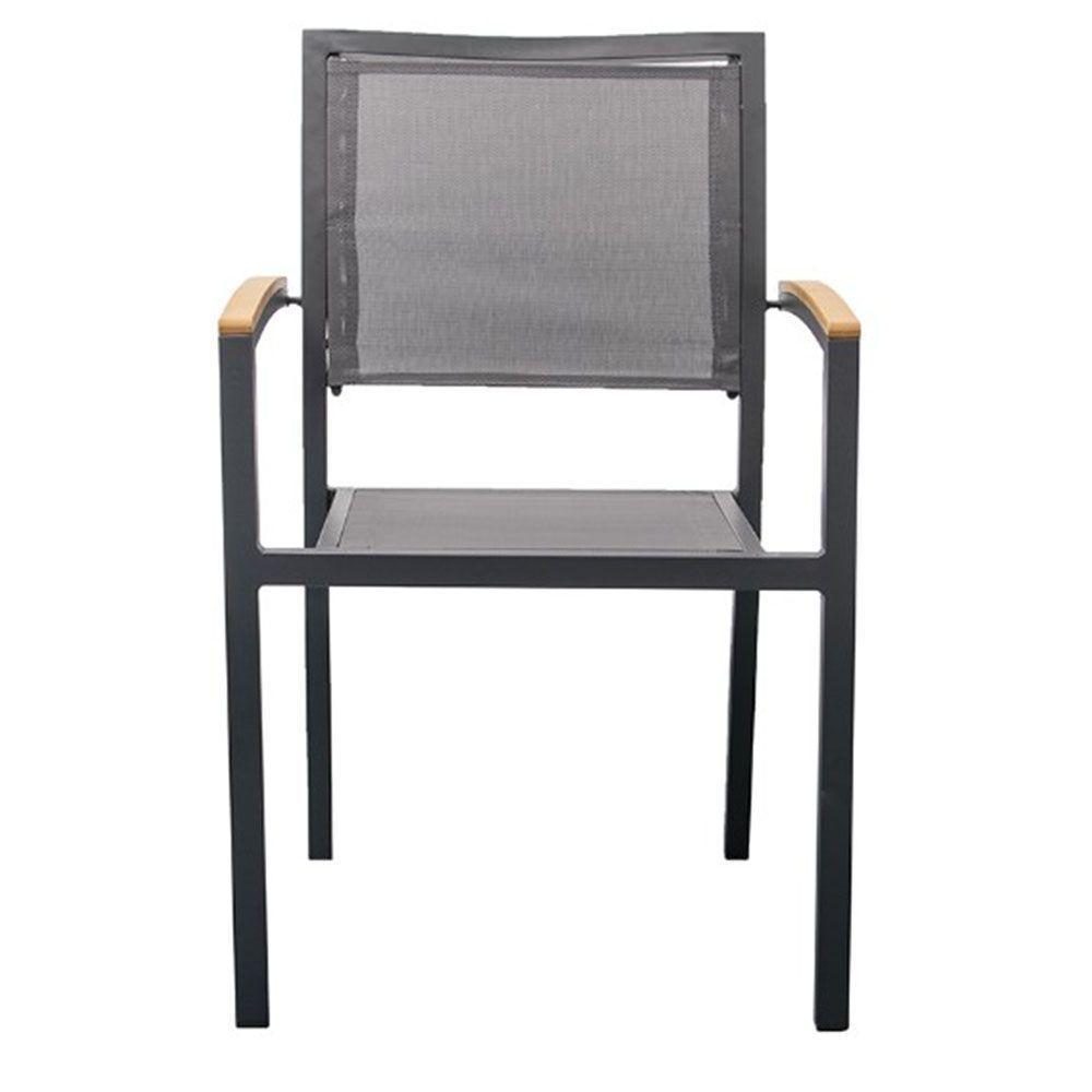 Cadeira Maragogi - Grafite Com Tela Grafite - 2