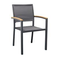 Cadeira Maragogi - Grafite Com Tela Grafite - 1