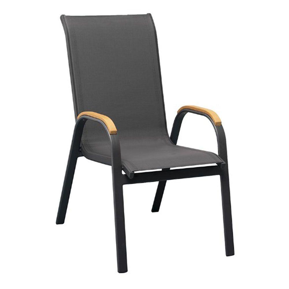 Cadeira Maresias - Grafite Com Tela Grafite - 1
