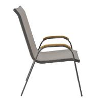 Cadeira Maresias - Amêndoa Com Tela Bege - 2