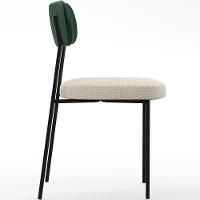 Kit 08 Cadeiras Sala De Jantar L02 Verde Musgo Champagne