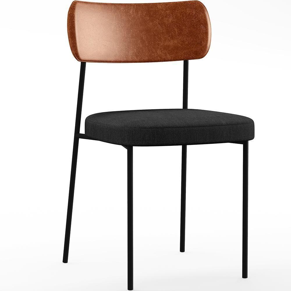 Kit 02 Cadeiras Sala De Jantar L02 Camel Chumbo - 8