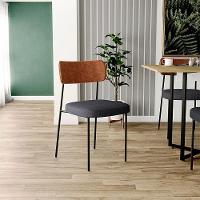 Kit 02 Cadeiras Sala De Jantar L02 Camel Chumbo - 7