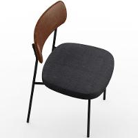 Kit 04 Cadeiras Para Sala De Jantar Melina L02 Marrom Chumbo - 2