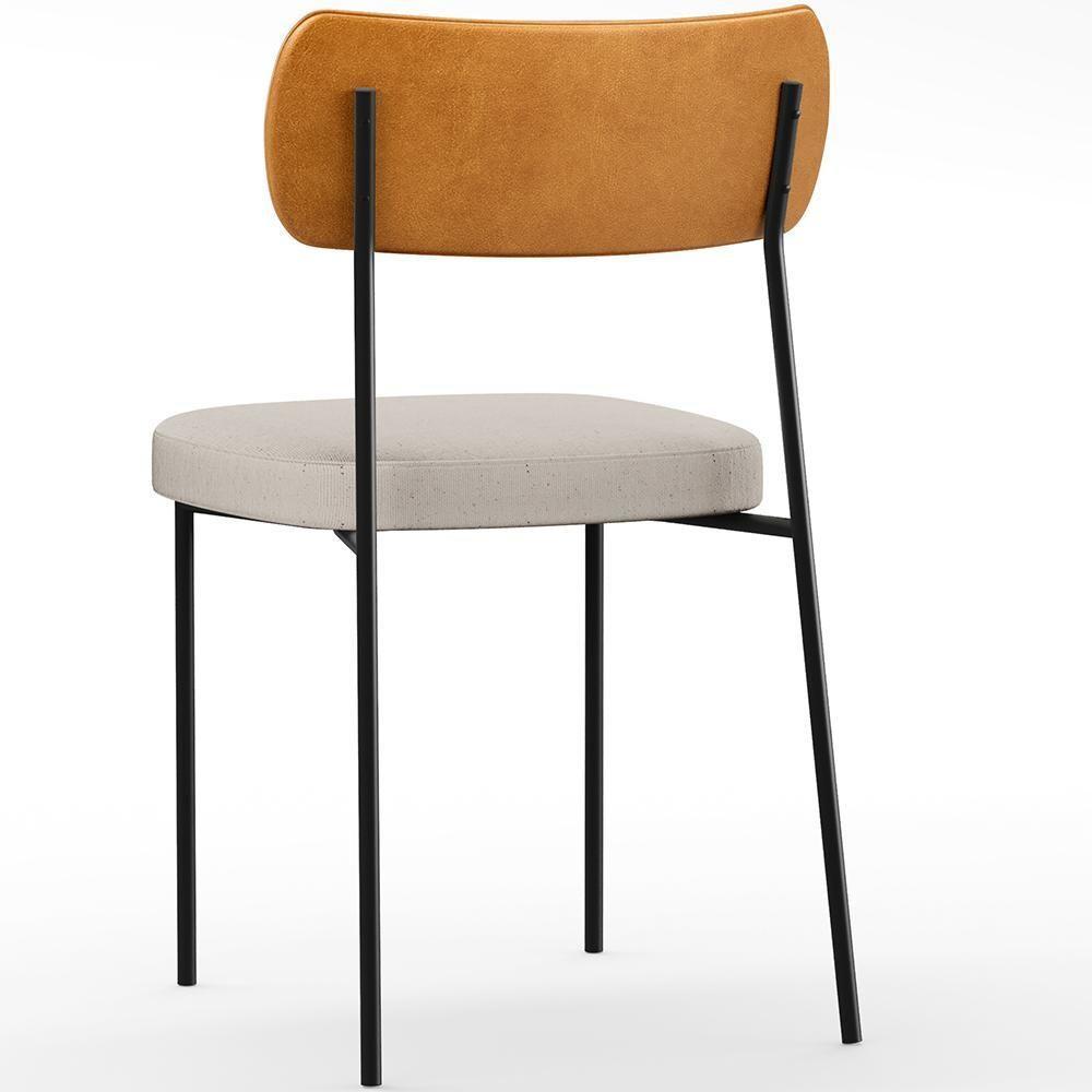 Kit 08 Cadeiras Para Sala De Jantar Melina L02 Whisky Cru - 3