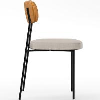 Kit 08 Cadeiras Para Sala De Jantar Melina L02 Whisky Cru