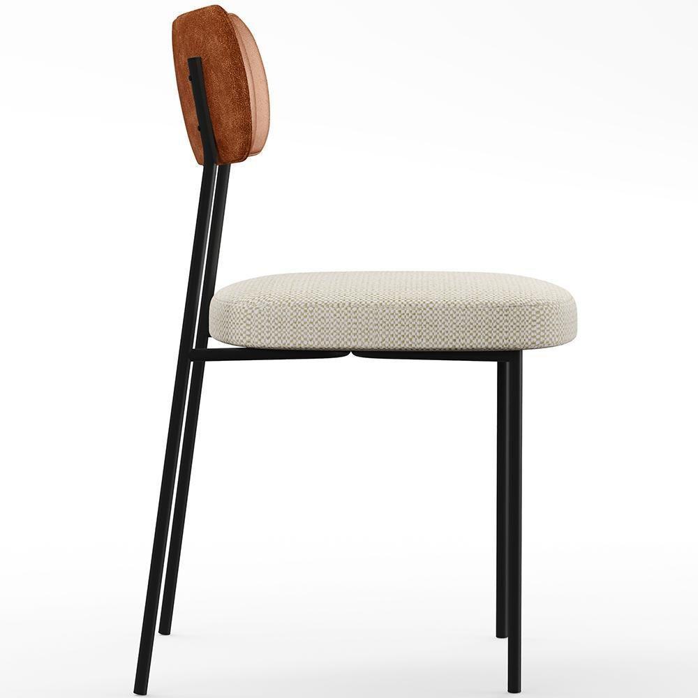 Kit 02 Cadeiras Sala De Jantar L02 Camel Champagne - 4