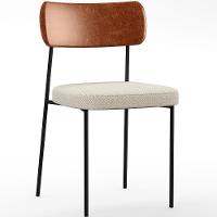 Kit 02 Cadeiras Sala De Jantar L02 Camel Champagne - 8