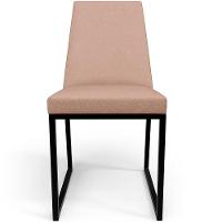 Kit 04 Cadeiras Sala De Jantar Preto L02 Rosê - 2