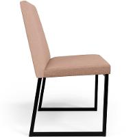 Kit 04 Cadeiras Sala De Jantar Preto L02 Rosê